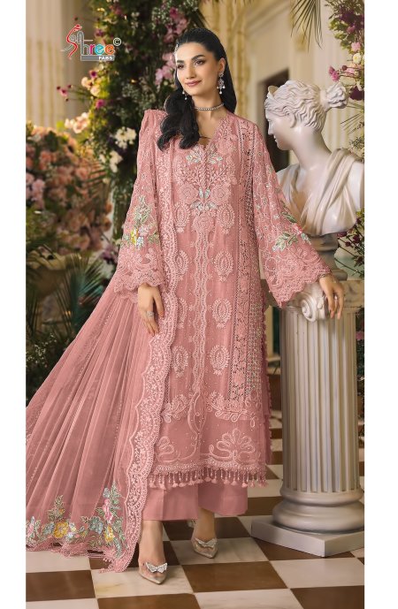 Sf 5670 A To D By Shree Chiffon Pakistani Salwar Suits